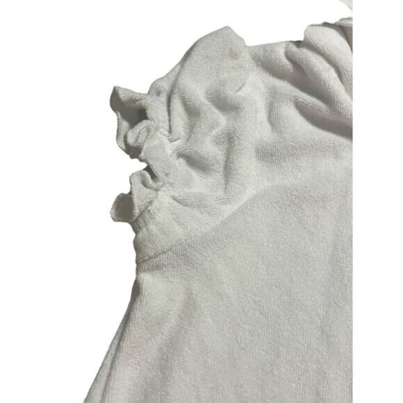 Pink Platinum Swim Cover Girls Size 3T White Terry Hooded Short - Picture 6 of 8